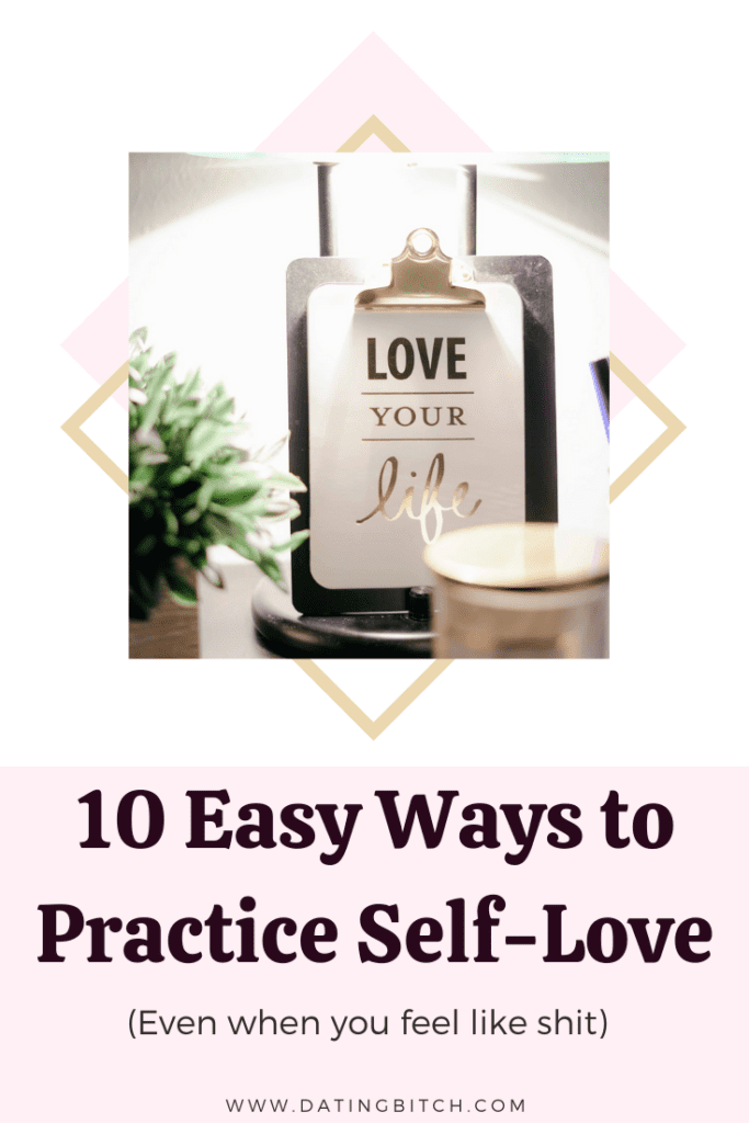 Pin for 10 easy ways to practice self love 
